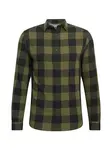 JACK & JONES Košeľa  olivová / čierna