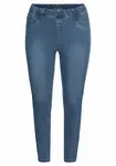 SHEEGO Jeggings  modrá denim