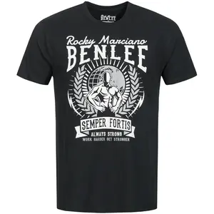 Benlee Funkčné tričko 'Lucius'  čierna / biela