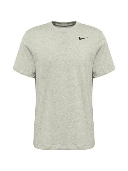 NIKE Funkčné tričko  sivá melírovaná / čierna