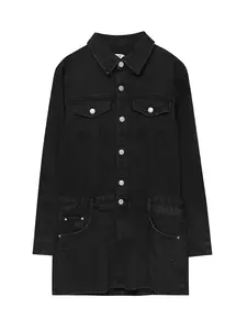 Pull&Bear Šaty  čierny denim