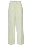 LASCANA Nohavice s pukmi  pastelovo zelená