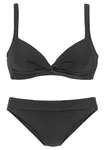LASCANA Bikiny  čierna