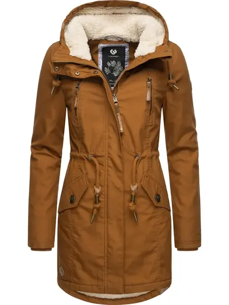 Ragwear Zimná parka 'Elsie'  karamelová