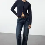Trendyol Midnight Blue Normal Waist Straight Jeans