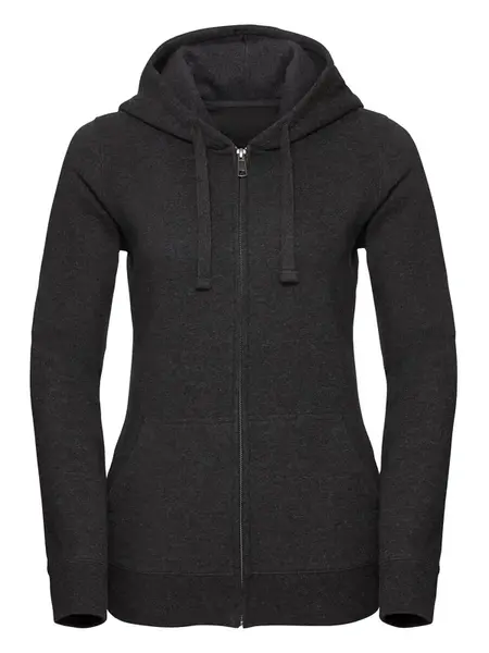 Women's Authentic Melange Zipped Hooded Sweat Russell