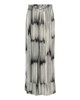 SOAKED IN LUXURY Nohavice 'Zaya'  svetlosivá / čierna