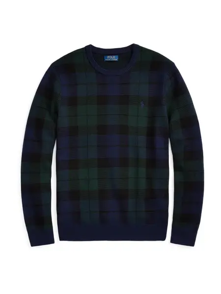 Polo Ralph Lauren Sveter  tmavomodrá / tmavozelená / čierna