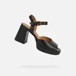 Black Women's Sandals Geox Soledea - Women's