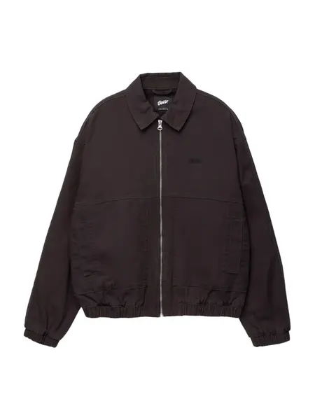 Pull&Bear Prechodná bunda 'STWD'  tmavosivá / čierna