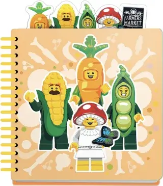 LEGO Zápisník se záložkami - Farmářský trh