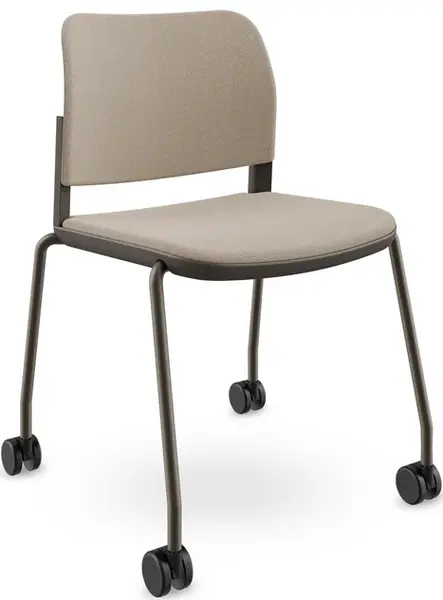 LD SEATING Konferenční židle DUO,DU-03-N7,RU60, bronzová kostra, celočalounená