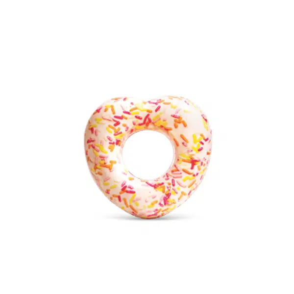 Nafukovací kruh donut srdce