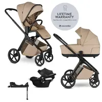 EASYWALKER Kočárek kombinovaný Zoey Almond Taupe + CBX By CYBEX Aton B2 i-Size + základna