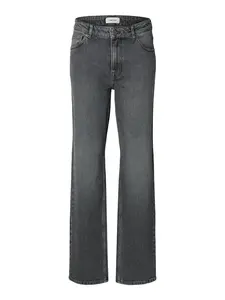 SELECTED Džínsy 'SLFBEA-KORI'  sivý denim