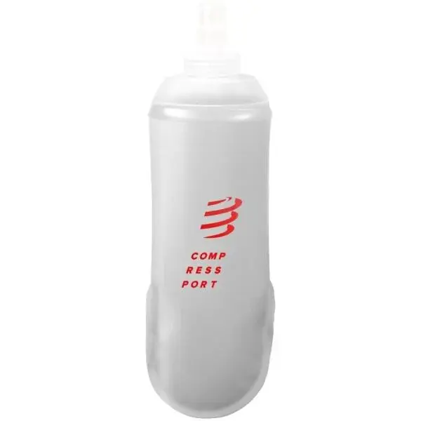 Compressport ERGOFLASK 500ML Měkká sportovní lahev, transparentní, velikost 500 ML