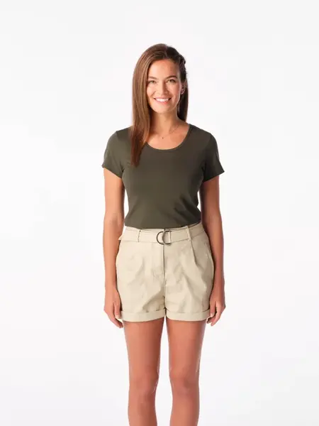 Dámské tričko cityzen breda khaki 36