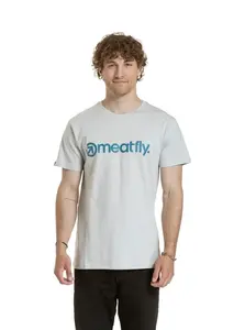 Pánské tričko meatfly mf logo šedá xxl