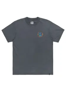 Dc shoes pánské tričko Spinner Hss Magnet Acid Wash | Šedá | Velikost L