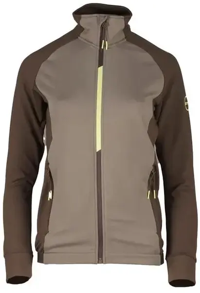 Dámská funkční mikina gts 300451 hnědá 40