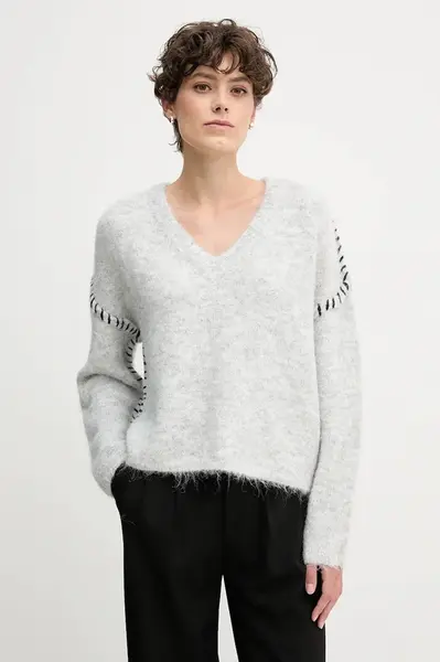 Svetr z vlněné směsi Sandro Ferrone