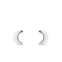 Zlaté náušnice v tvare mesiaca KLENOTA