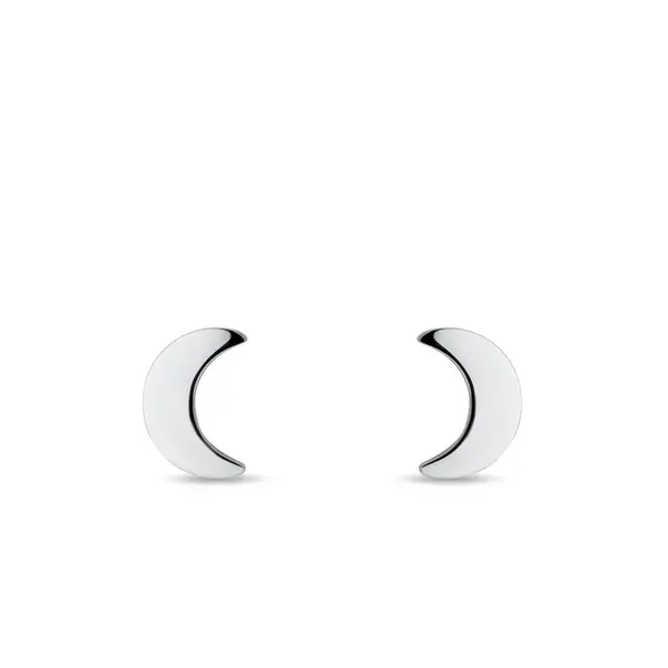 Zlaté náušnice v tvare mesiaca KLENOTA