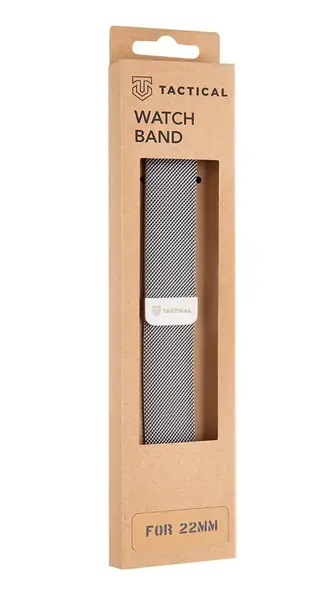 Magnetický řemínek Tactical 699 Loop 22mm, stříbrná