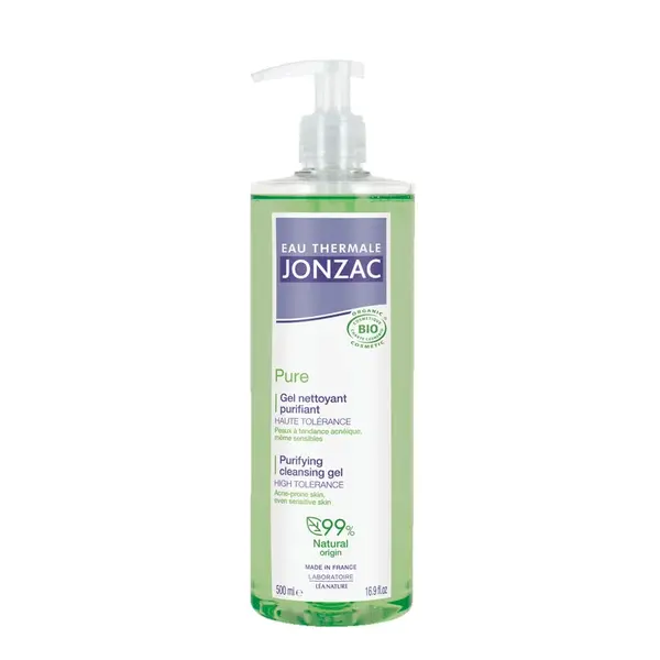 JONZAC PURE Čistící gel smíšená pleť BIO 400ml