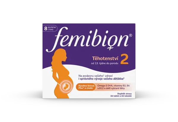 Femibion 2 Těhotenství 56 tablet + 56 tobolek
