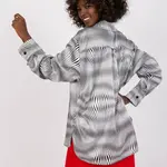 Vzorovaná košile s dlouhými rukávy