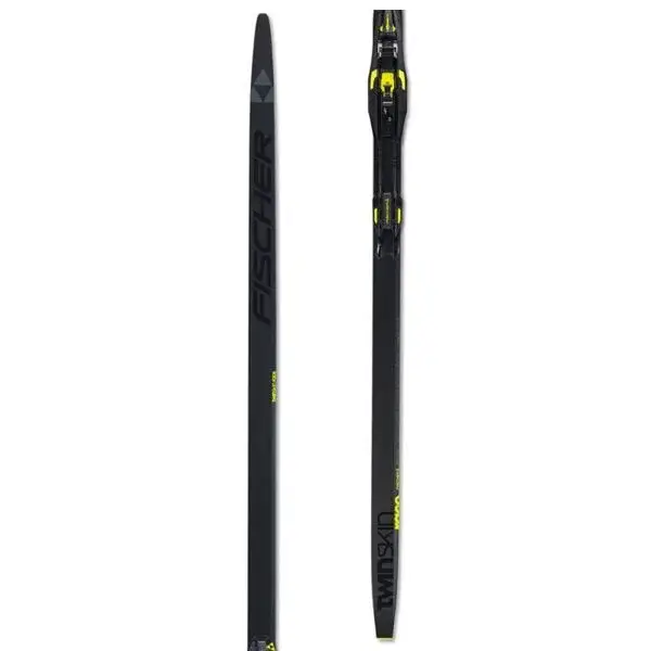 Fischer TWIN SKIN RACE MEDIUM + RACE CLASSIC 2024/25 Běžecké lyže skin, černá, velikost