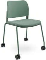 LD SEATING Konferenční židle DUO,DU-03-N12,RU60, zelená kostra, celočalounená