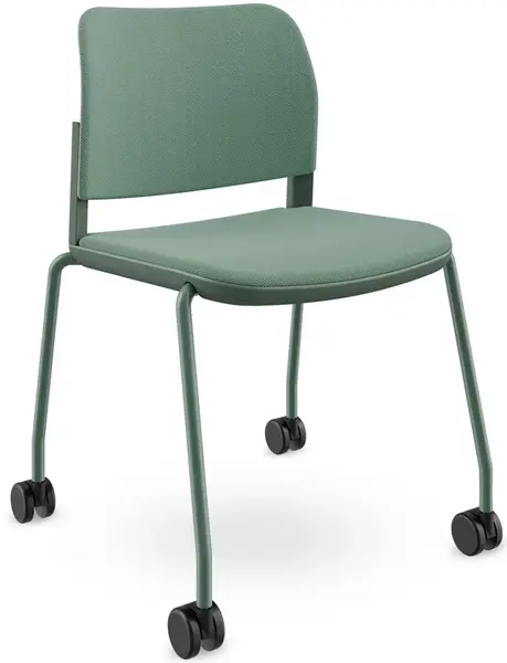 LD SEATING Konferenční židle DUO,DU-03-N12,RU60, zelená kostra, celočalounená