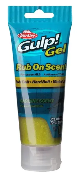 Berkley powerbait gulp! gel 80 ml - sardine yellow silver flake