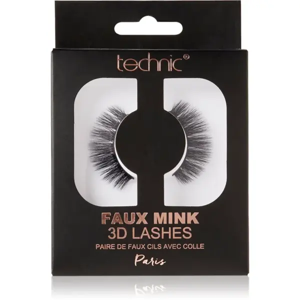 Technic Cosmetics Faux Mink umělé řasy Paris 1 pár