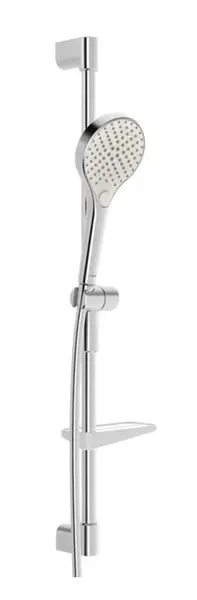 Hansa Viva - Set sprchovej hlavice, tyče a hadice, 3 prúdy, brúsená oceľ 4416021080