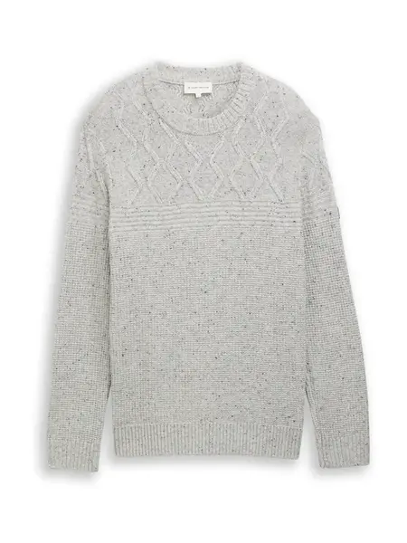 TOM TAILOR Sveter  sivá