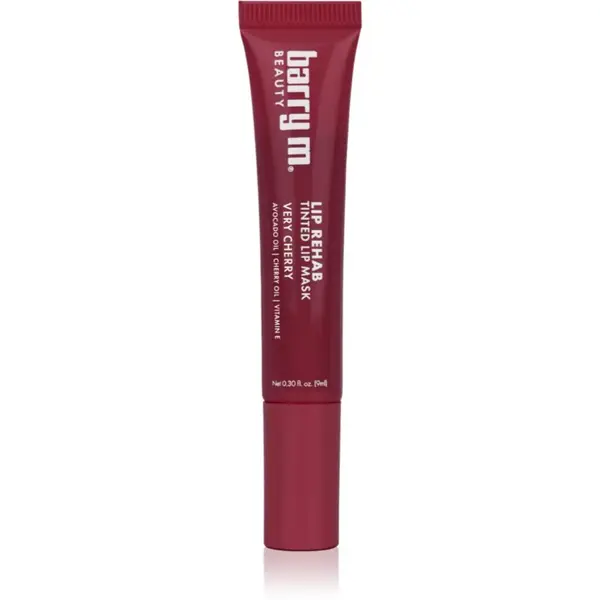 Barry M Lip Rehab vyživující tónovací maska na rty odstín Verry Cherry 10 ml