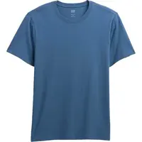 GAP V-EVERYDAY SOFT CREW - SOLID Pánské tričko, modrá, velikost