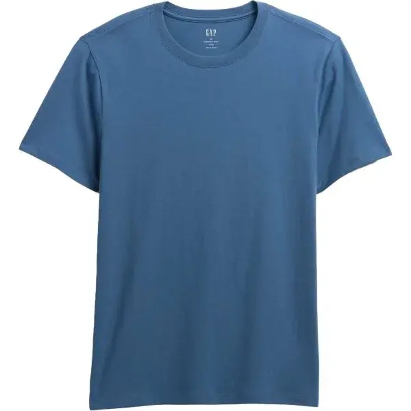 GAP V-EVERYDAY SOFT CREW - SOLID Pánské tričko, modrá, velikost