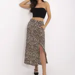 Skirt-D73771M50222B-brown