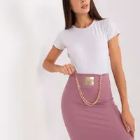 Skirt-RV-SD-9029.32P-Dark Pink