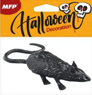 Krysa černá 6,5cm 6ks