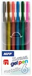Gelové pero set BS 6ks METAL
