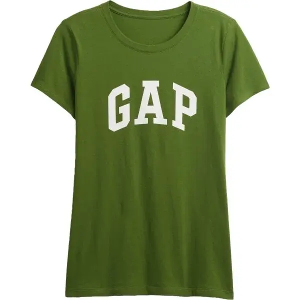 GAP V-SS LOGO CLASSIC TEE Dámské tričko, zelená, velikost