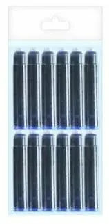 Inkoustové zásobníky modré 12 ks v sáčku