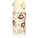 Ion8 Leak Proof fľaša na vodu z nehrdzavejúcej ocele Monkeys 400 ml