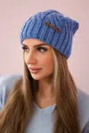 Kesi Fleecová čepice Paulina K227 light denim