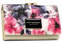 Dámská kožená peněženka růžová - Peterson Dijana